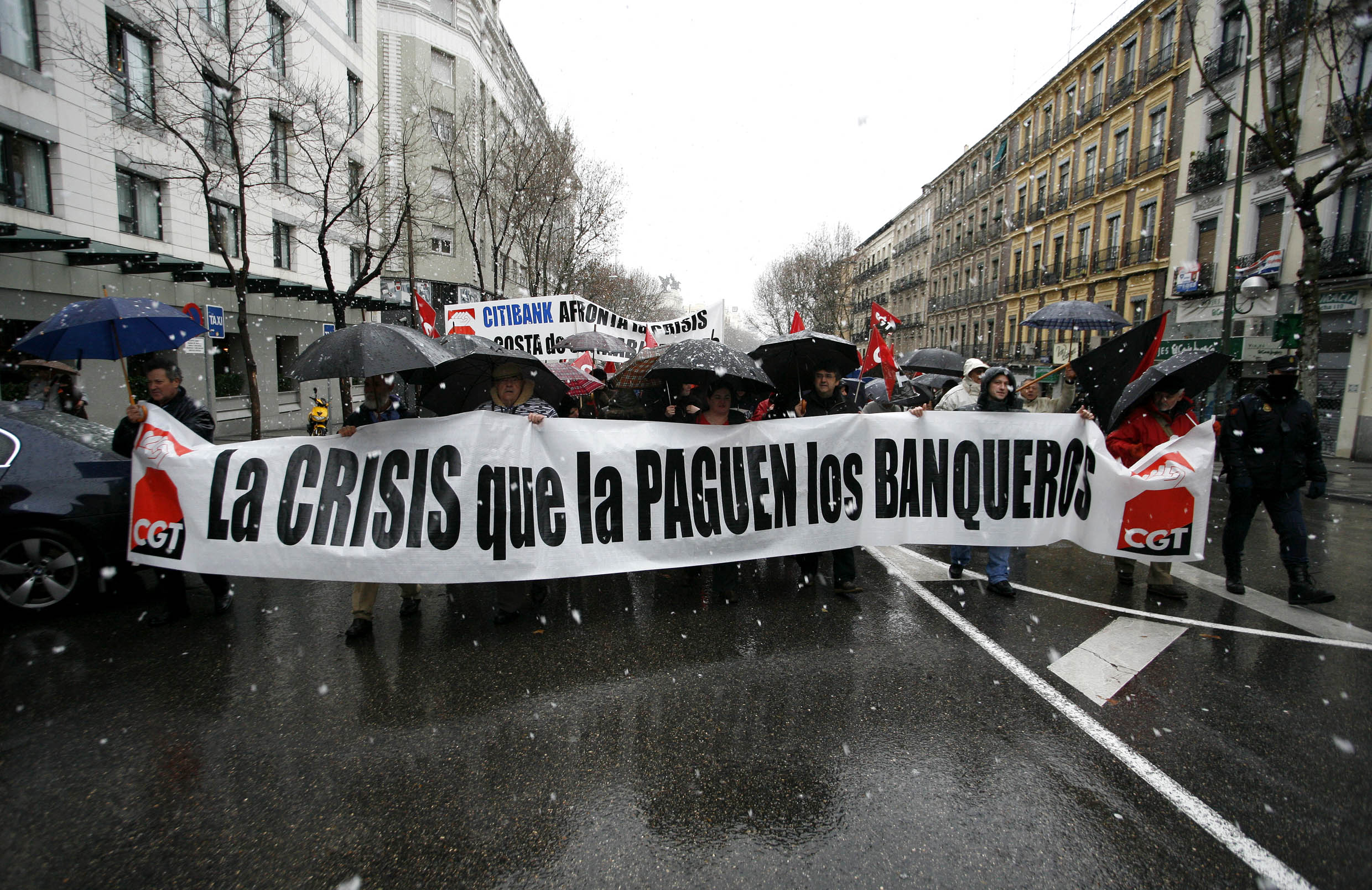 Cr Nica Fotos Y Video De La Manifestaci N De Madrid Cgt Confederal