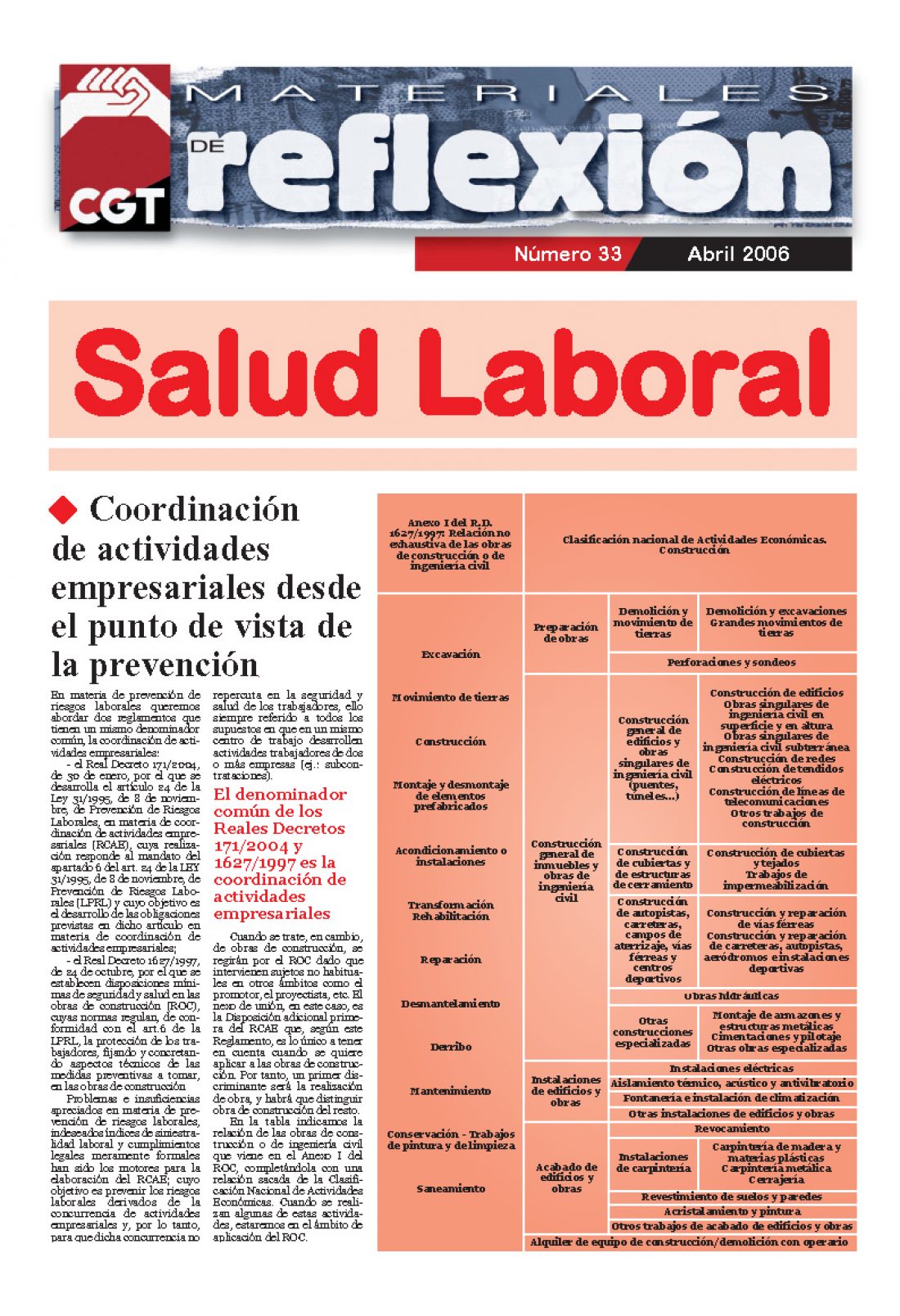 MR 33 Salud Laboral
