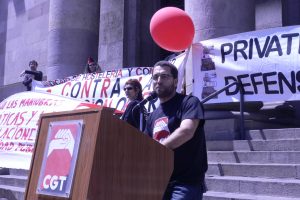 Barcelona : mil personas en la manifestación de CGT