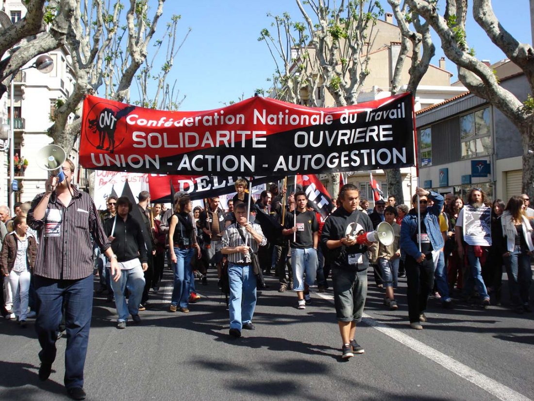CNT-F : Primero de Mayo en Perpignan y Paris