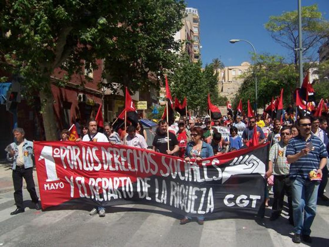 Alicante : fotos de la manifestación de CGT