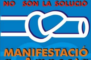 Contra los transvases e interconexiones de redes : Manifestación en Amposta (Delta de l’Ebre). 18 de Mayo