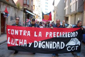 Torrelavega : crónica e imágenes de la manifestación de CGT