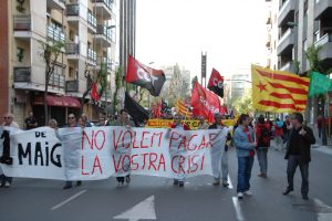 Tarragona. Gran participación en la manifestación alternativa