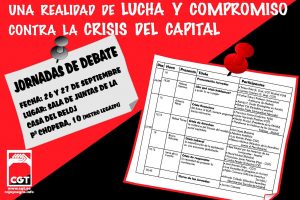 Jornadas Formativas : “Una realidad de lucha y compromiso contra la crisis del capital”