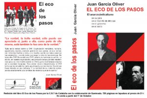 Reeditado «El eco de los pasos», de Juan García Oliver