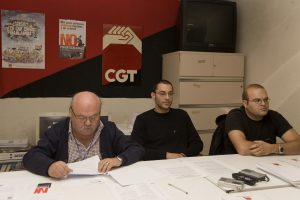 CGT se querellará contra la Comunidad de Madrid por vulneración de derechos (9/10/08)