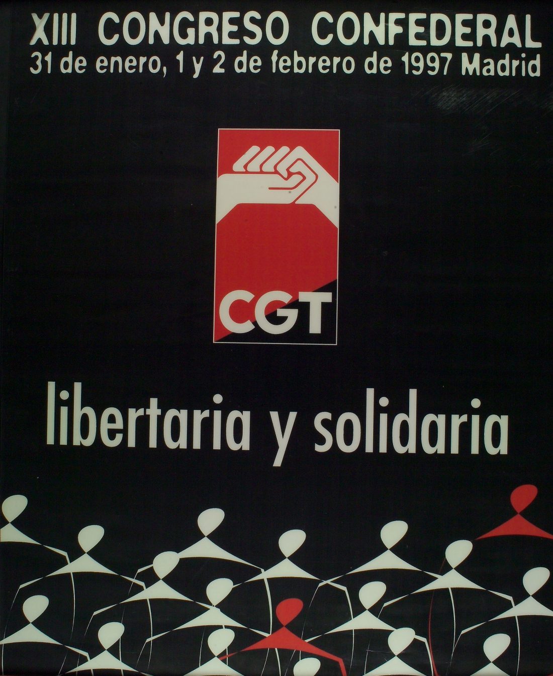 Cartel XIII Congreso CGT (Madrid 1997)