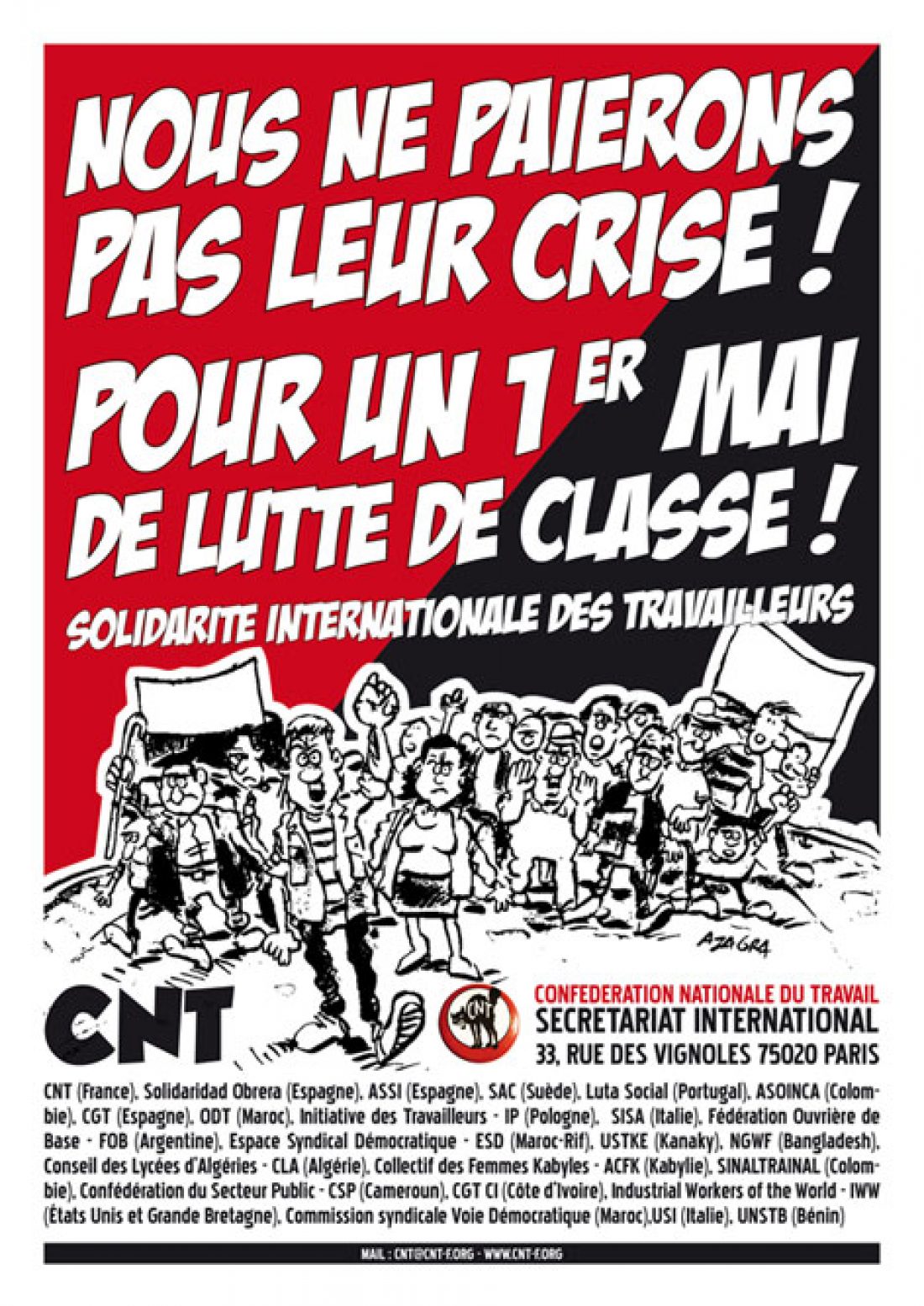 Manifiesto CNT-France para el Primero de Mayo