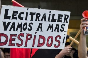 Concentraciones en contra los despidos «vengativos» en Lecitrailer