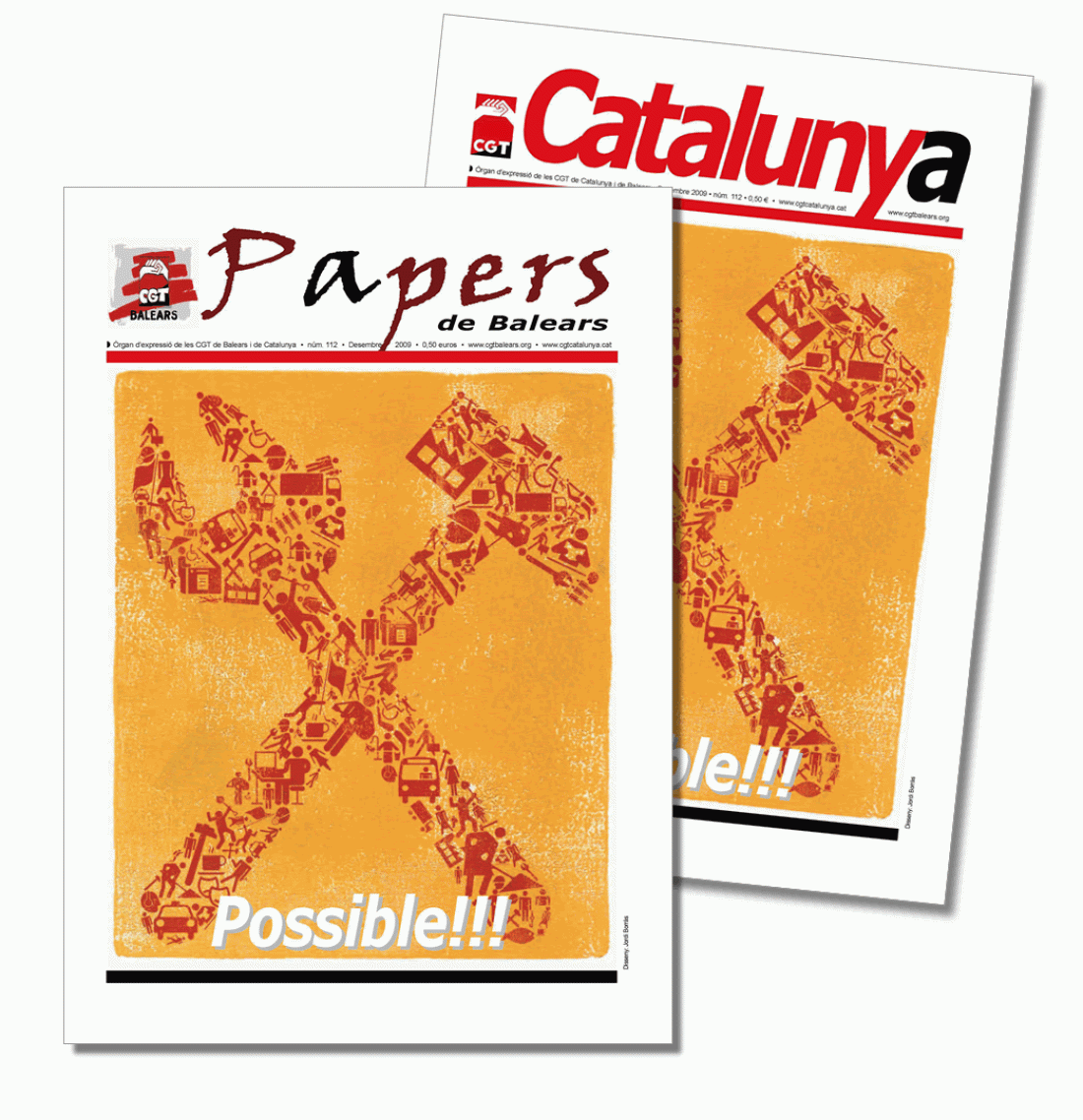 Las cabeceras de las publicaciones confederales de Catalunya y Balears se unen
