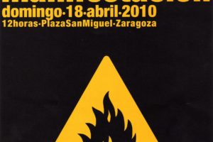Zaragoza. Domingo 18 de Abril : Manifestación «La crisis que la (a)paguen los ricos»