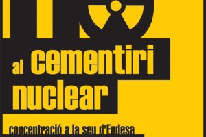 Barcelona, 29 de Abril : concentración contra el cementerio nuclear en Ascó