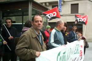 Pamplona : Concentración de CGT contra los recortes sociales (13/5/10)