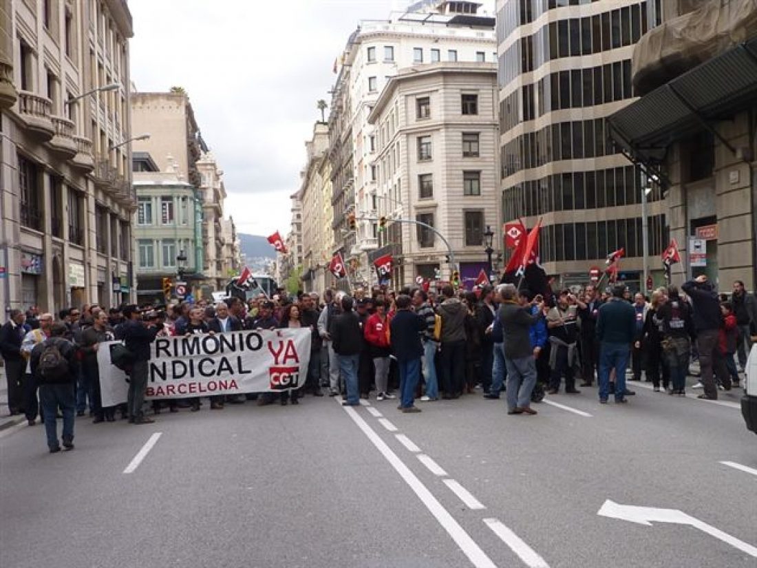 Barcelona, 13 de Mayo : 2ª Concentración en Defensa del Patrimonio de CGT