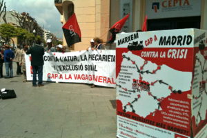 Concentraciones en Reus y Tarragona por las Marchas a Madrid contra la crisis
