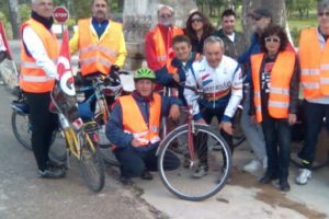 La marcha ciclista valenciana contra la crisis lleva recorridos 300 kilómetros
