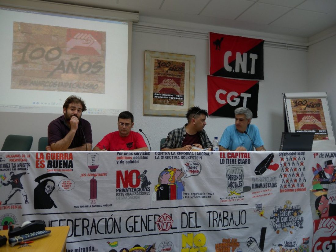 Crónicas y fotos de las Jornadas de Anarcosindicalismo e Internacionalismo de Valencia