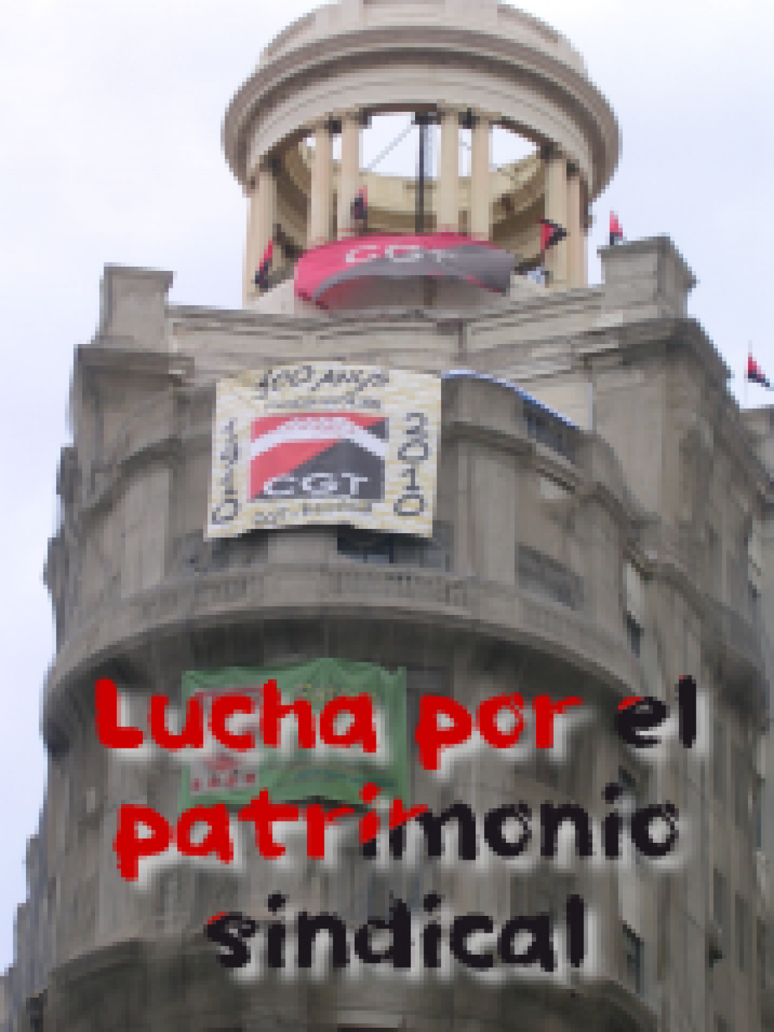 Barcelona : Asalto de CCOO al local de CGT en vía Laietana