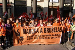 Comenzó la Marcha Zaragoza-Bruselas por los derechos sociales y laborales (14/8/10)