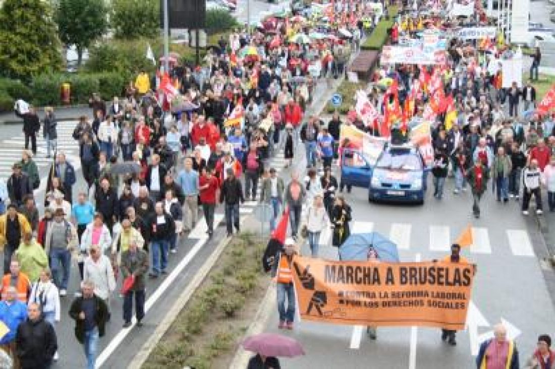 La Marcha a Bruselas a punto de alcanzar el ecuador de su andadura y se acerca a Orleans