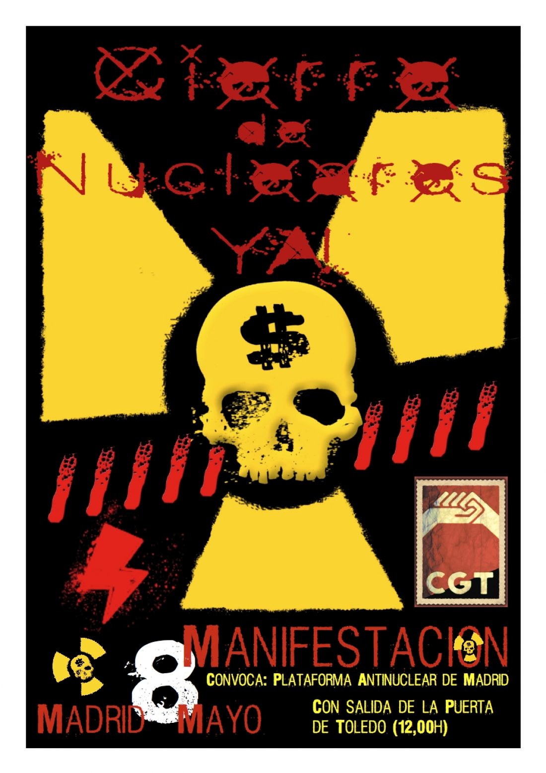 Madrid, 8 de Mayo : Manifestación «Nucleares, cierre YA !»