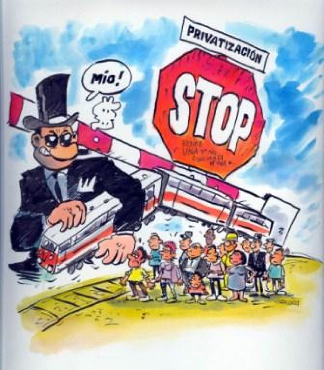 CGT dice NO a la privatización de Renfe