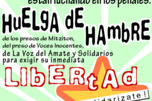 CGT organiza acciones locales en apoyo a la huelga de hambre de los presos polític@s de Chiapas