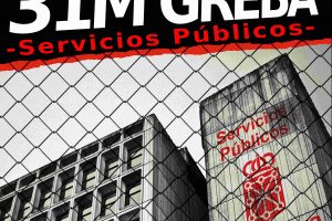 31 de mayo, Huelga en los servicios públicos en Navarra
