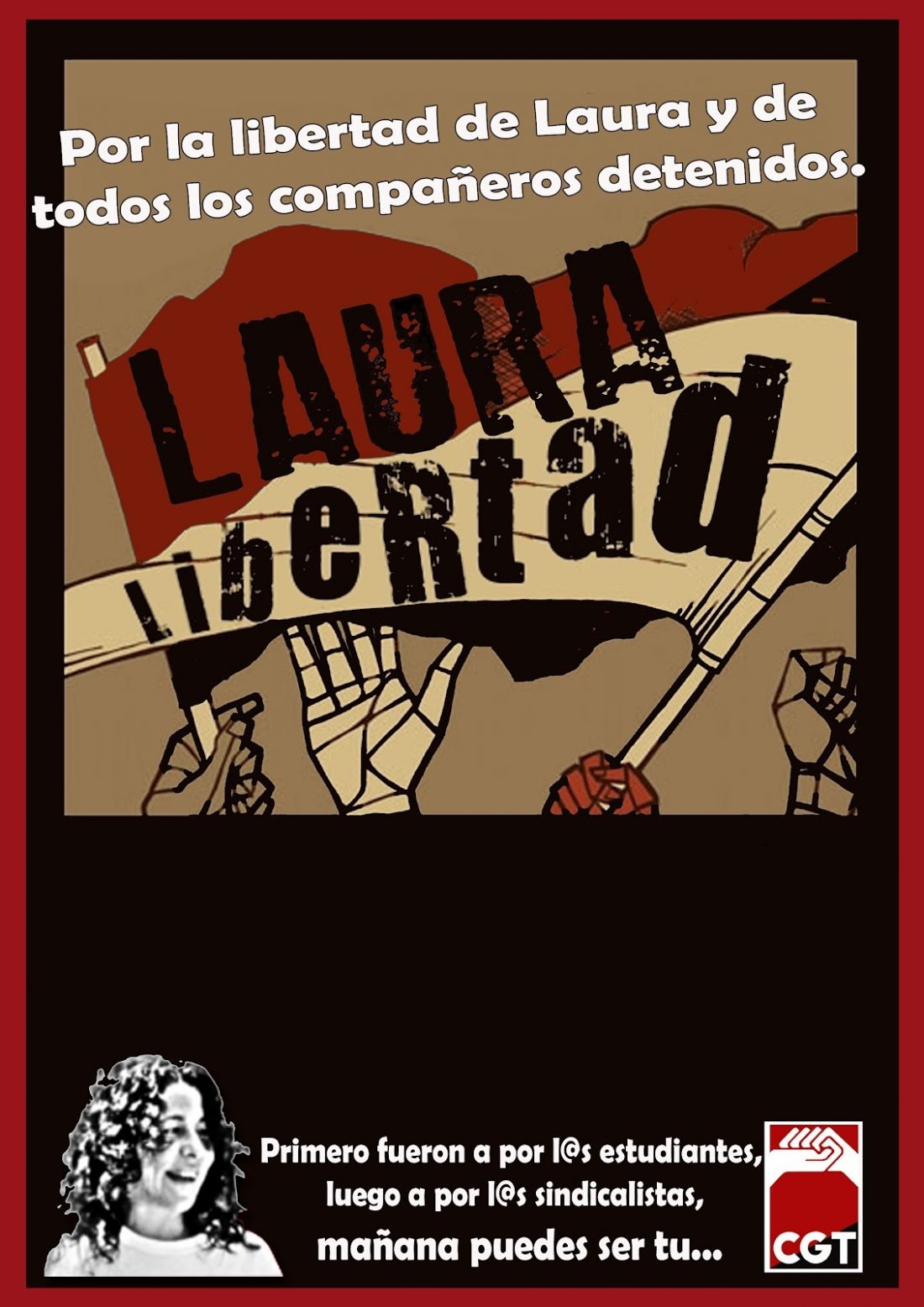 Los sindicatos catalanes reclaman el cese de la represión y la libertad de los detenidos