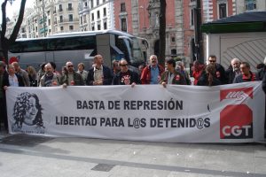 Barcelona 11 de junio. Concentración en apoyo a Eva