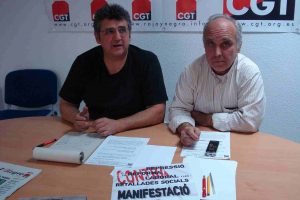 Rueda de prensa: CGT anuncia una Huelga General para otoño 2012
