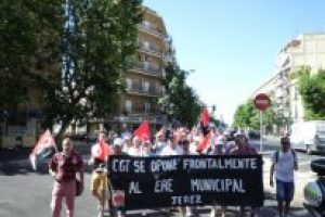 CGT lleva al Parlamento andaluz su rechazo el ERE del Ayuntamiento de Jerez