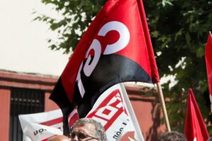 Marcha en Málaga contra el desmantelamiento de Renfe-Adif y en defensa del empleo en el sector ferroviario