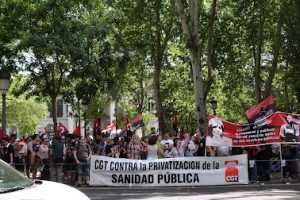 El Sindicato de Sanidad de Madrid de CGT apoya la Huelga en Sanidad