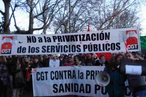 Movilizaciones en Sanidad. Comunicado del Sindicato de Sanidad de CGT Madrid