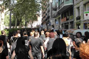 CGT Barcelona. Miercoles 6 de febrero corte de tráfico contra los despidos y sanciones en Fomento