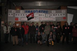 Crónica y fotos de la concentración contra los despidos en Tragsatec