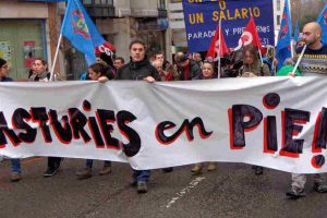 Marcha contra el paro, la corrupción, los recortes y la represión en Avilés