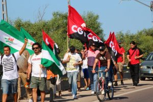 Concluida la Marcha por el Empleo en Cádiz
