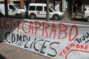 Petición de apoyo de la sección Sindical de CGT en Caprabo (Barcelona)