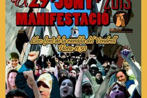 Manifestación en El Vendrel 29-J contra el racismo y el fascismo. No al PxC