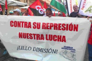 Manifestación antirrepresiva en Jaén