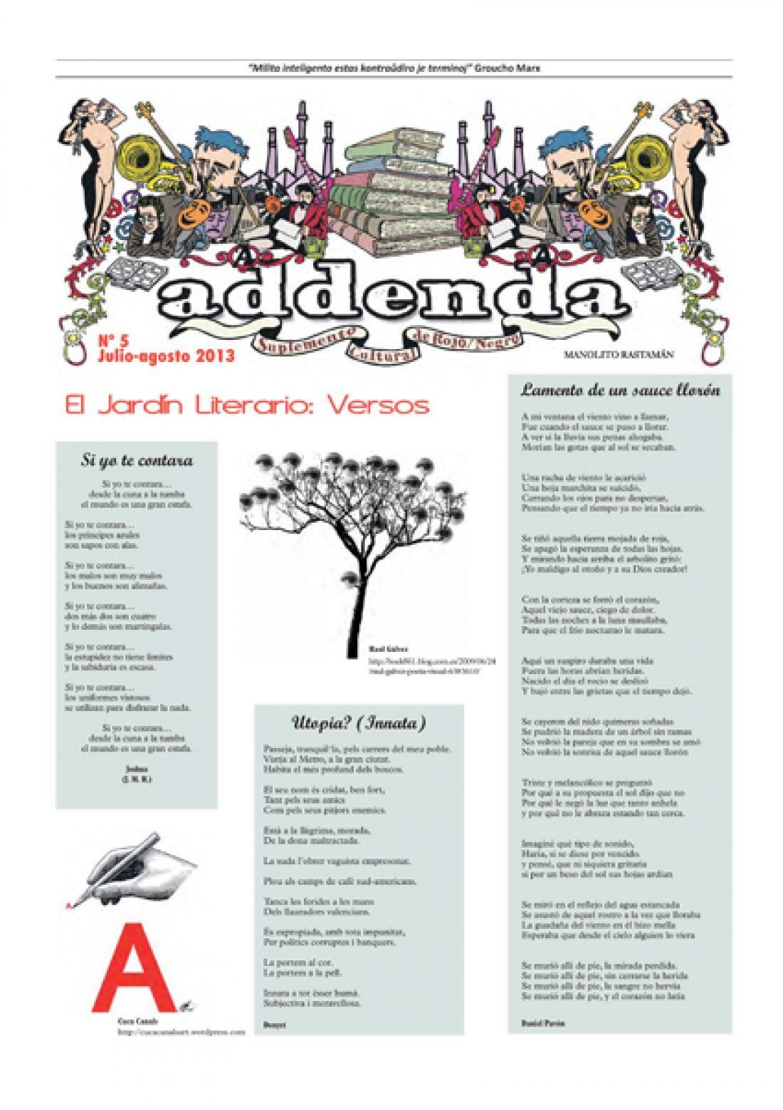 Addenda, suplemento cultural del RyN – Nº 5, julio y agosto 2013