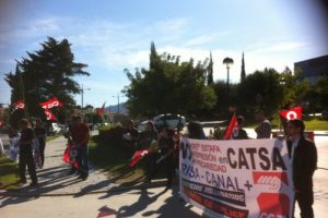 Huelgas en CATSA (Canal+) en el inicio de la liga de futbol