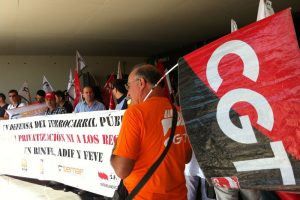 CGT- Andalucía cifra en torno al 65% el seguimiento en la huelga de Renfe