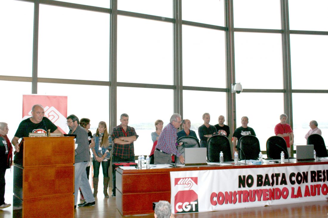 Finaliza el XVII Congreso de la Confederación General del Trabajo celebrado en A Coruña