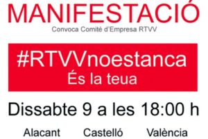 CGT-PV apuesta por la autogestión de RTVV  y llama a participar en las manifestaciones contra el cierre del ente público