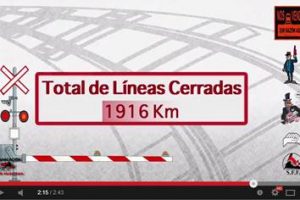 Video: Líneas de ferrocarril cerradas