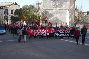 Manifestación en Valladolid en contra de la Reforma de las Pensiones